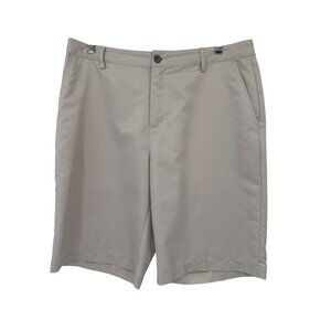 Adidas Mens Climalite Golf Shorts Size 34 Beige pockets hiking